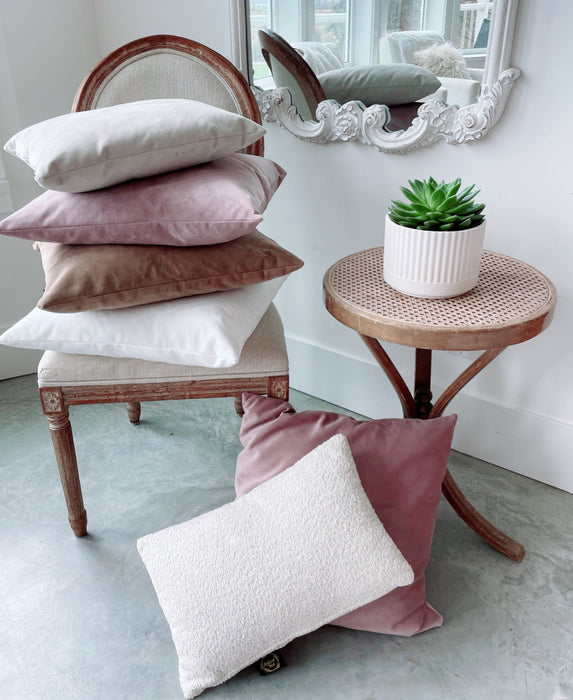 Throw Pillow Covers - Vegan Cashmere