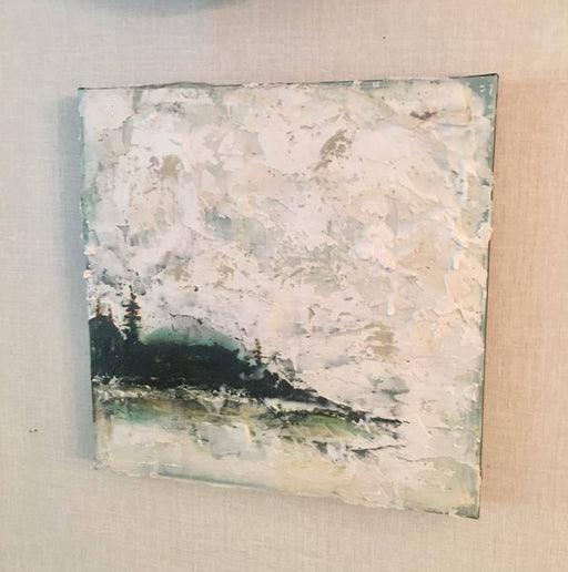 Stylized Nest West Coast Waters Textural Canvas Art