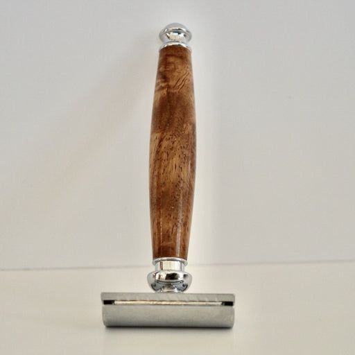Stylized Nest Caramel Handturned Razor